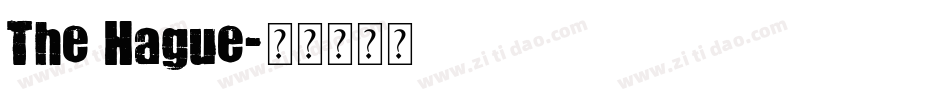 The Hague字体转换
